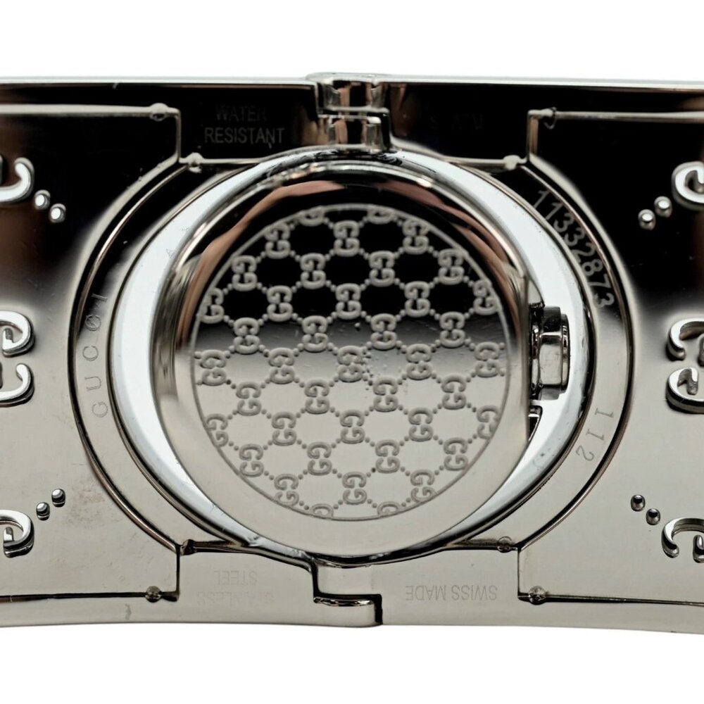 Gucci Twirl 23mm Ladies Brown Dial Double Diamond Bezel Watch! Ref: YA112504! - Picture 8 of 9